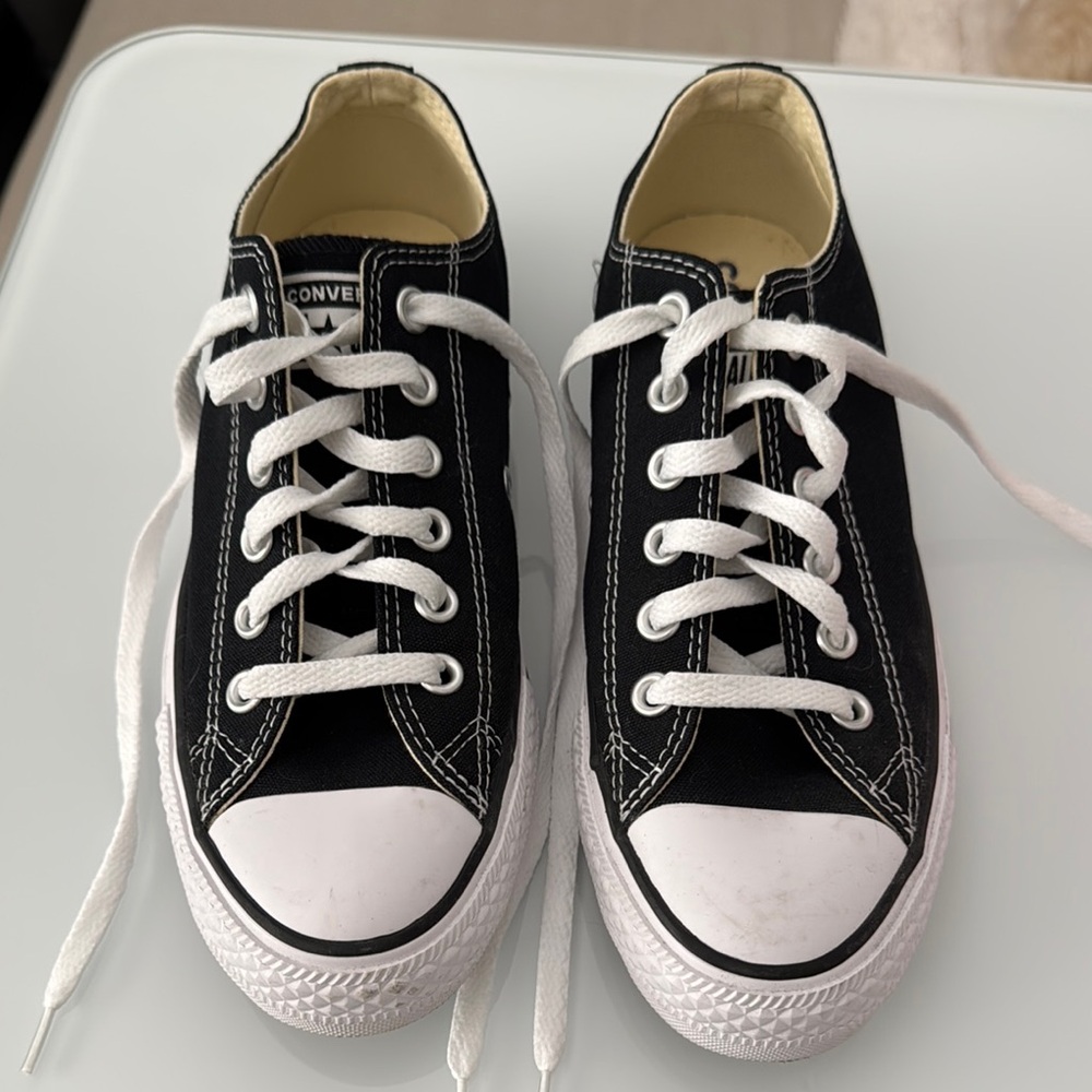 Converse Black and White Chuck Taylor Sneakers
